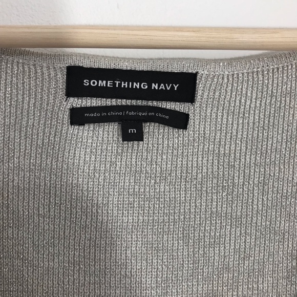 Something Navy Medium Silver Dress - Picture 2 of 6